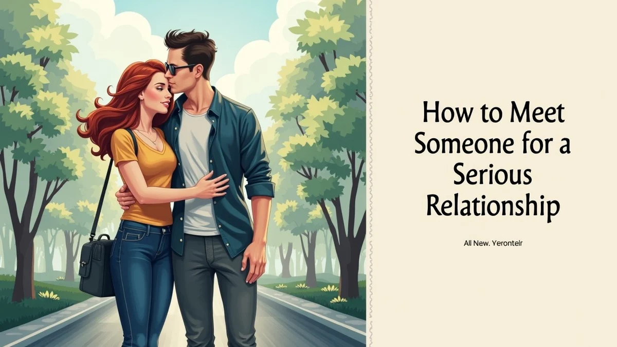 how to meet someone for a serious relationship